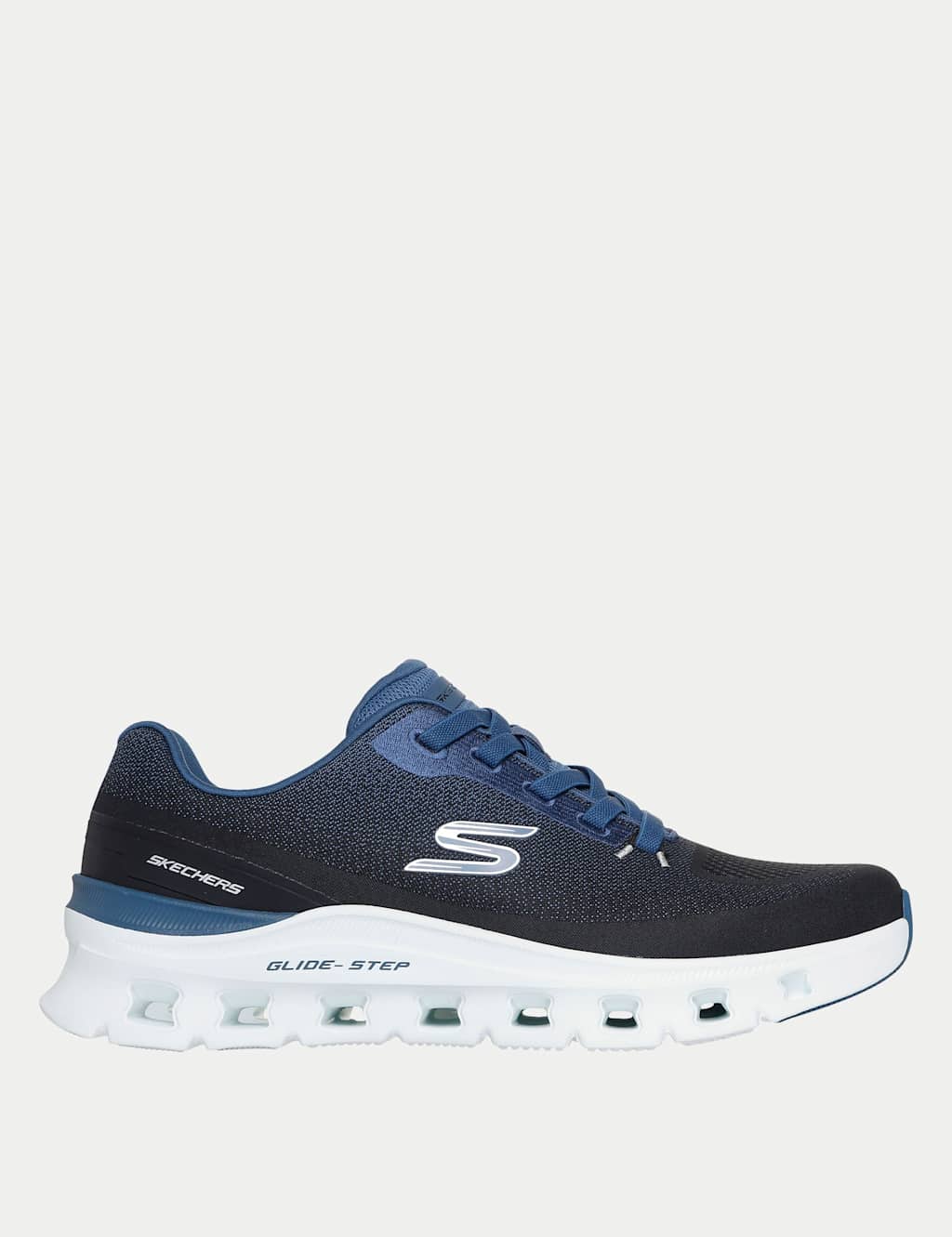 Skechers Men's Glide-Step Pro Waverra Trainers - 9 - Black Mix - Available at M&S