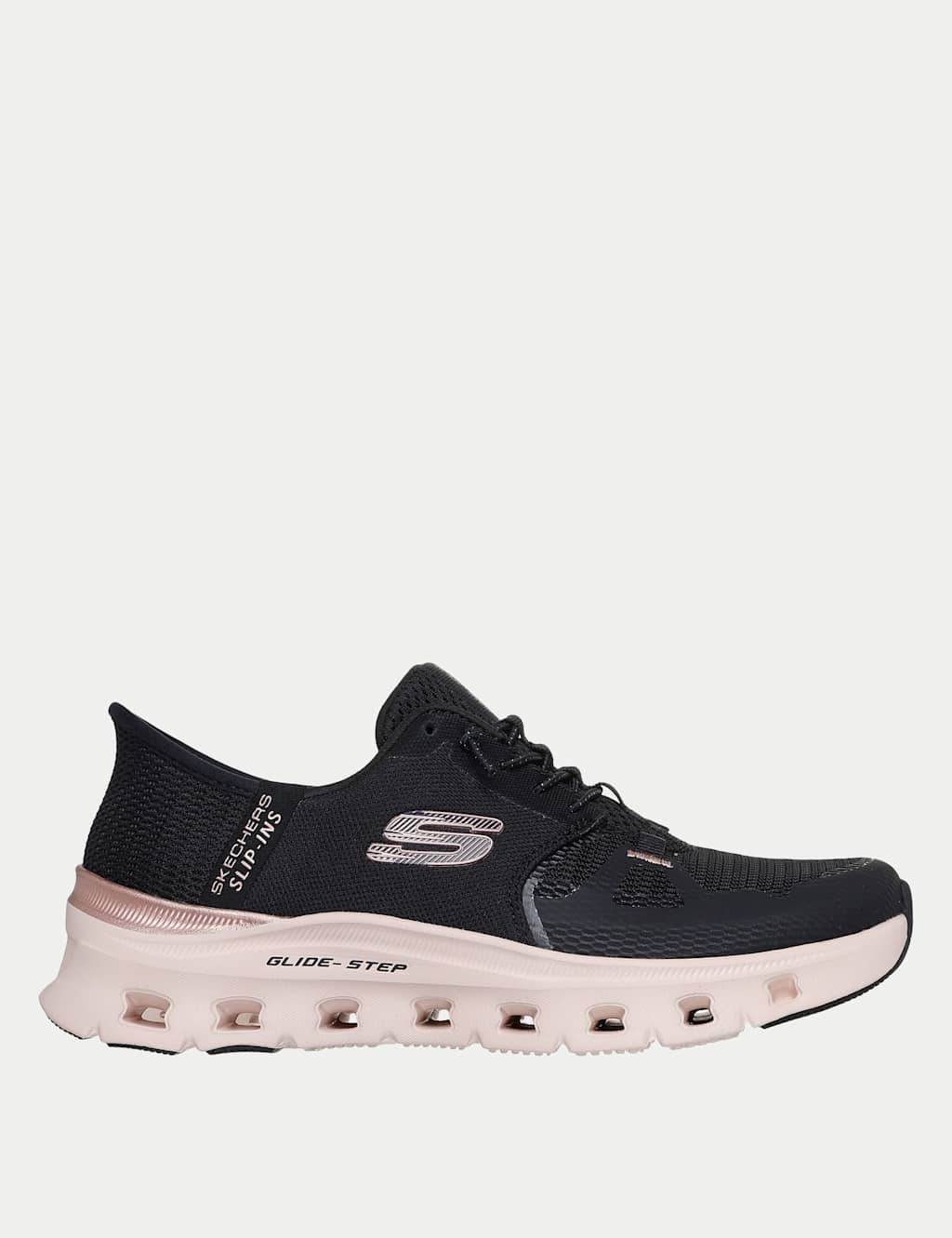 Skechers Women's Glide-Step Pro Radiant Stride Trainers - 7 - Black Mix - Available at M&S