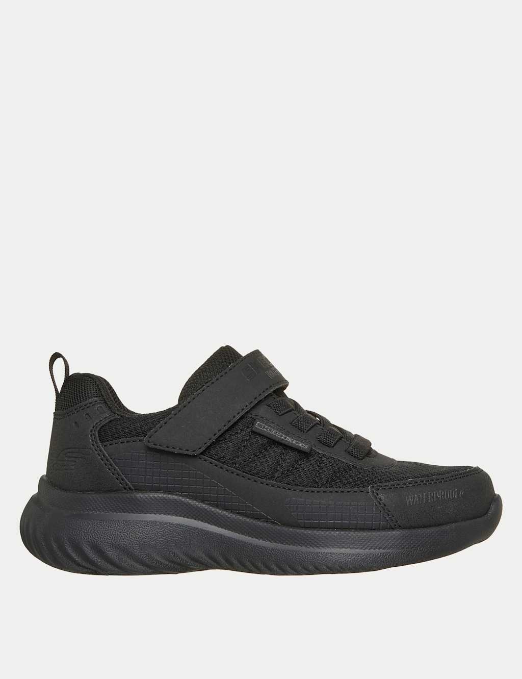 Skechers Boys Waterproof Bounder 2.0 Riptape (9 ½ Small-4 Large) - 10½ - Black - Available at M&S