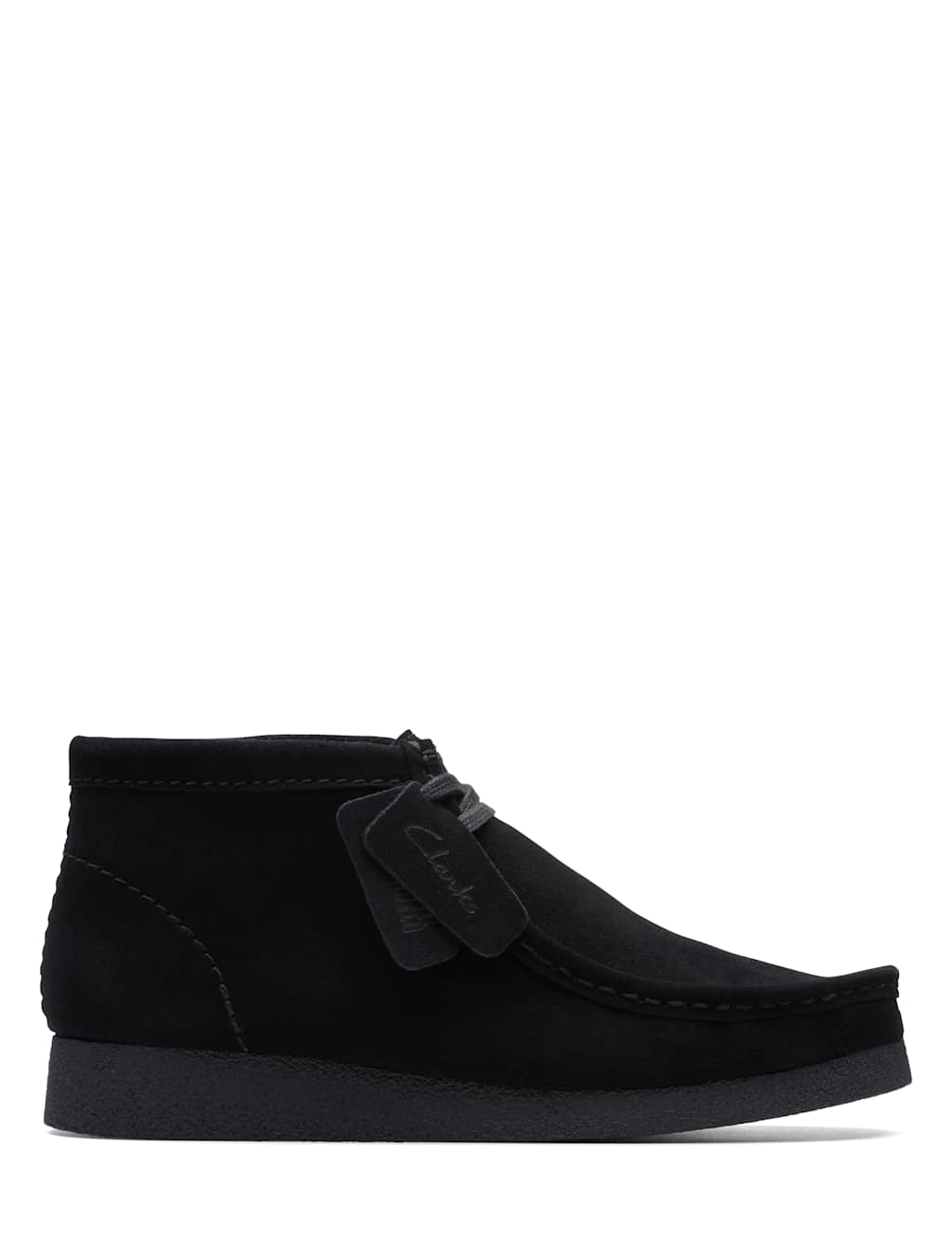 Clarks Men's Leather Casual Boots - 10 - Black - Available at M&S