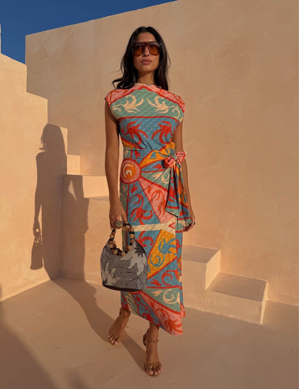 Never Fully Dressed Women's Lucy Dress in Kaleidoscope Print - 6 - Multi - Available at M&S