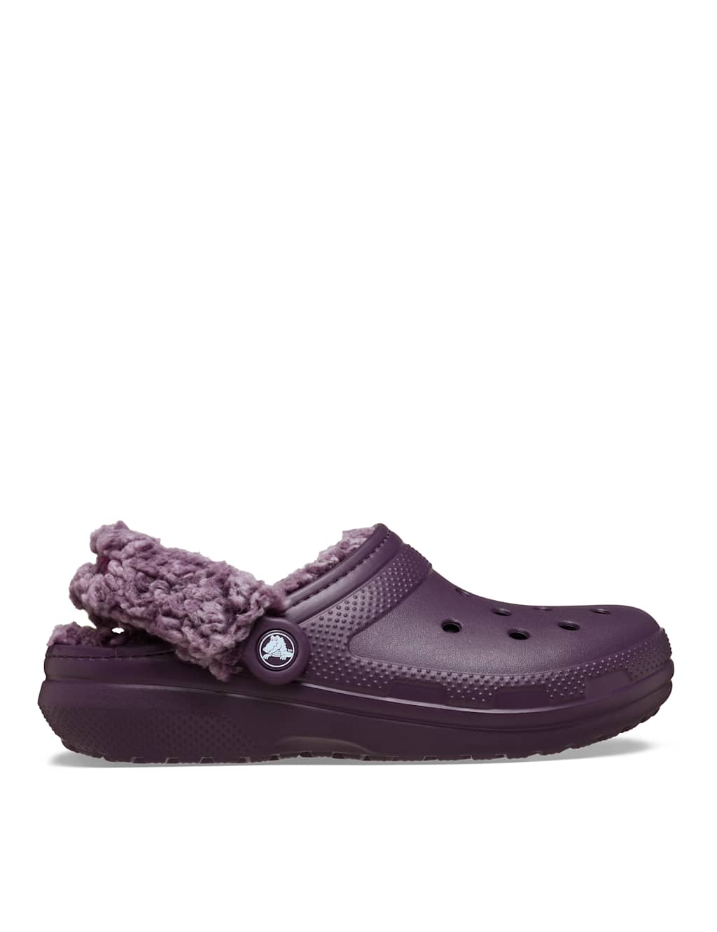 Crocs Classic Fleece Lined Clogs Plum