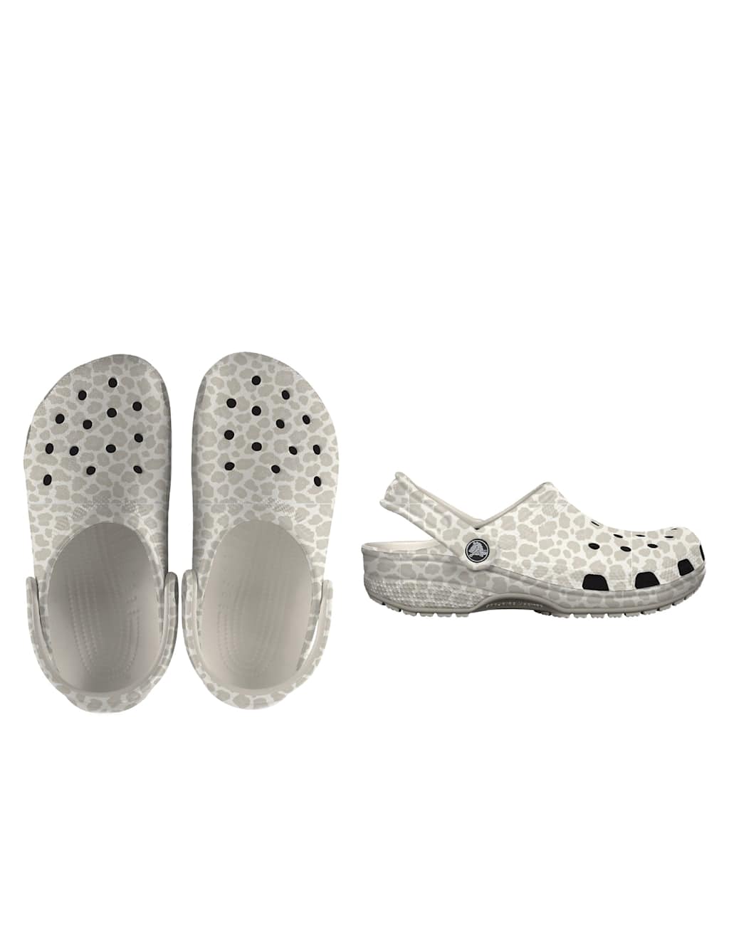 Crocs Women's Classic Animal Print Clogs - 5 - Neutral - Available at M&S