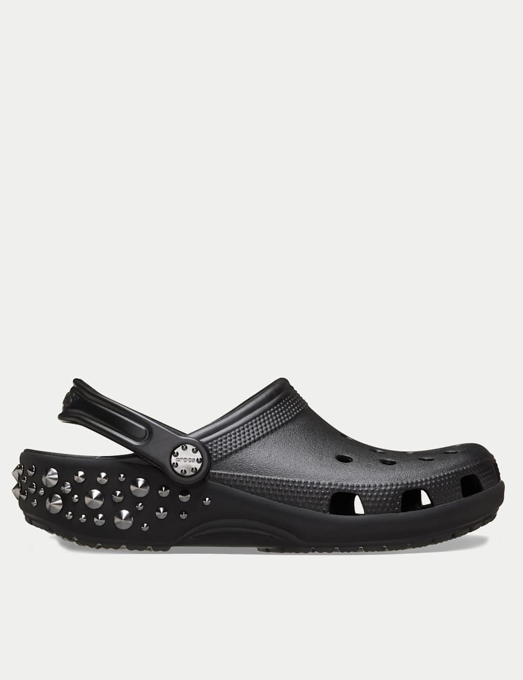 Crocs Classic Studded Flatform Clogs Black