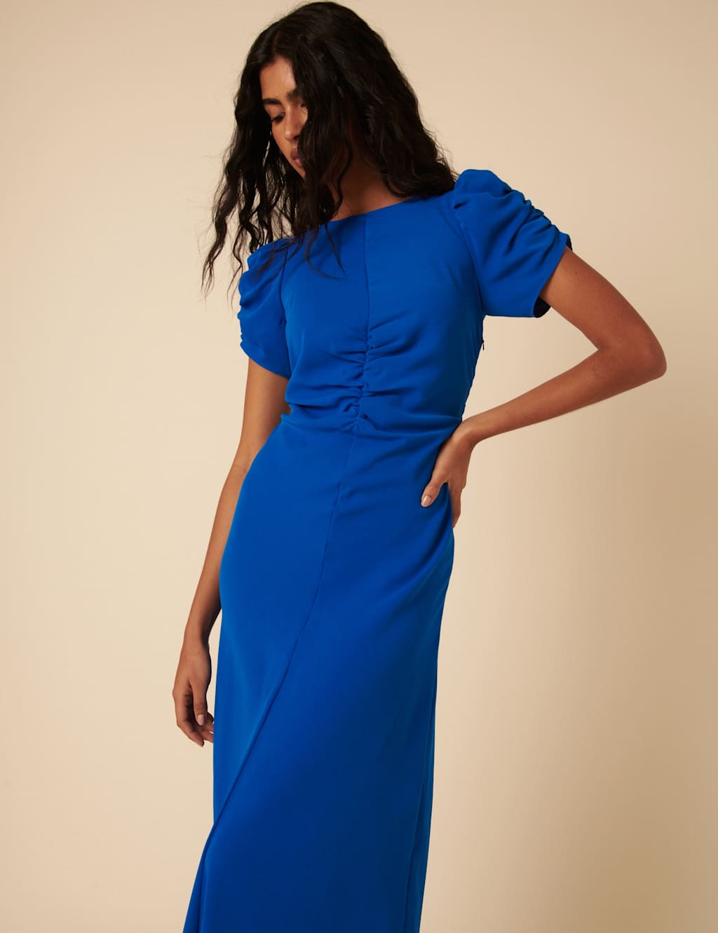 Nobody's Child Women's Midaxi Tailored Dress - 6 - Blue - Available at M&S