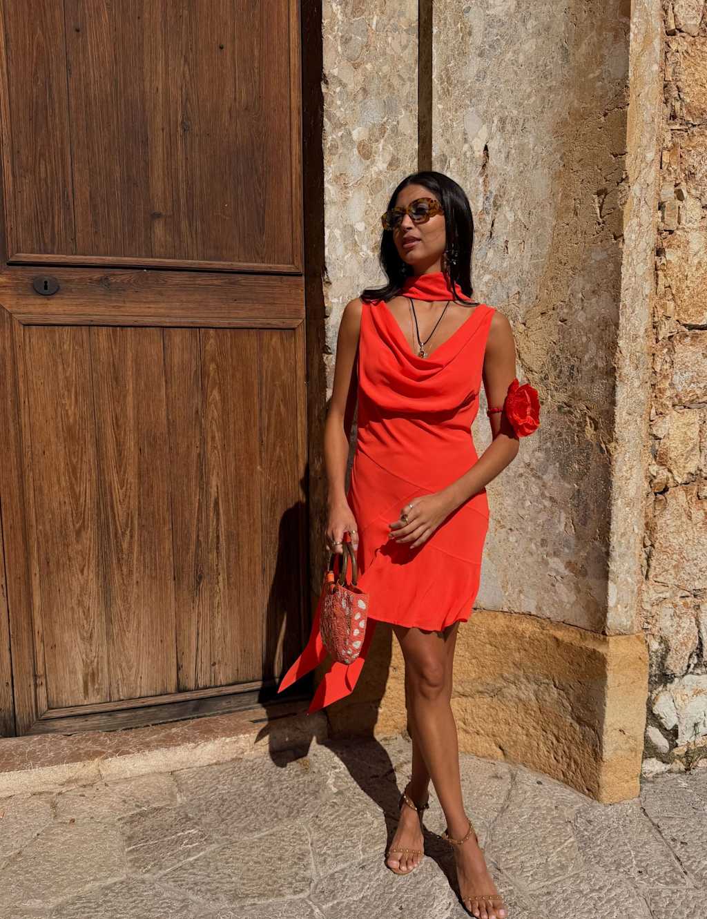 Never Fully Dressed Women's Tomato Mini Sophie Dress - 22 - Red - Available at M&S