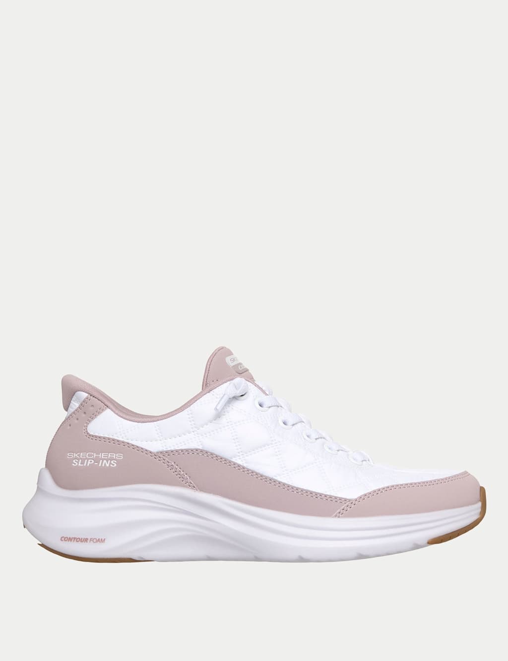 Skechers Women's Contour Foam Cosy Fit Trainers - 4 - Pink Mix - Available at M&S