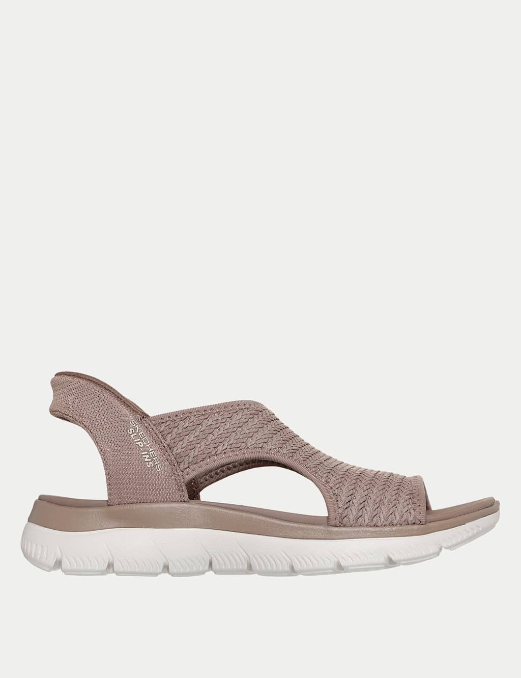 Skechers Women's Summits Slip On Wide Fit Slingback Sandals - 4 - Brown - Available at M&S