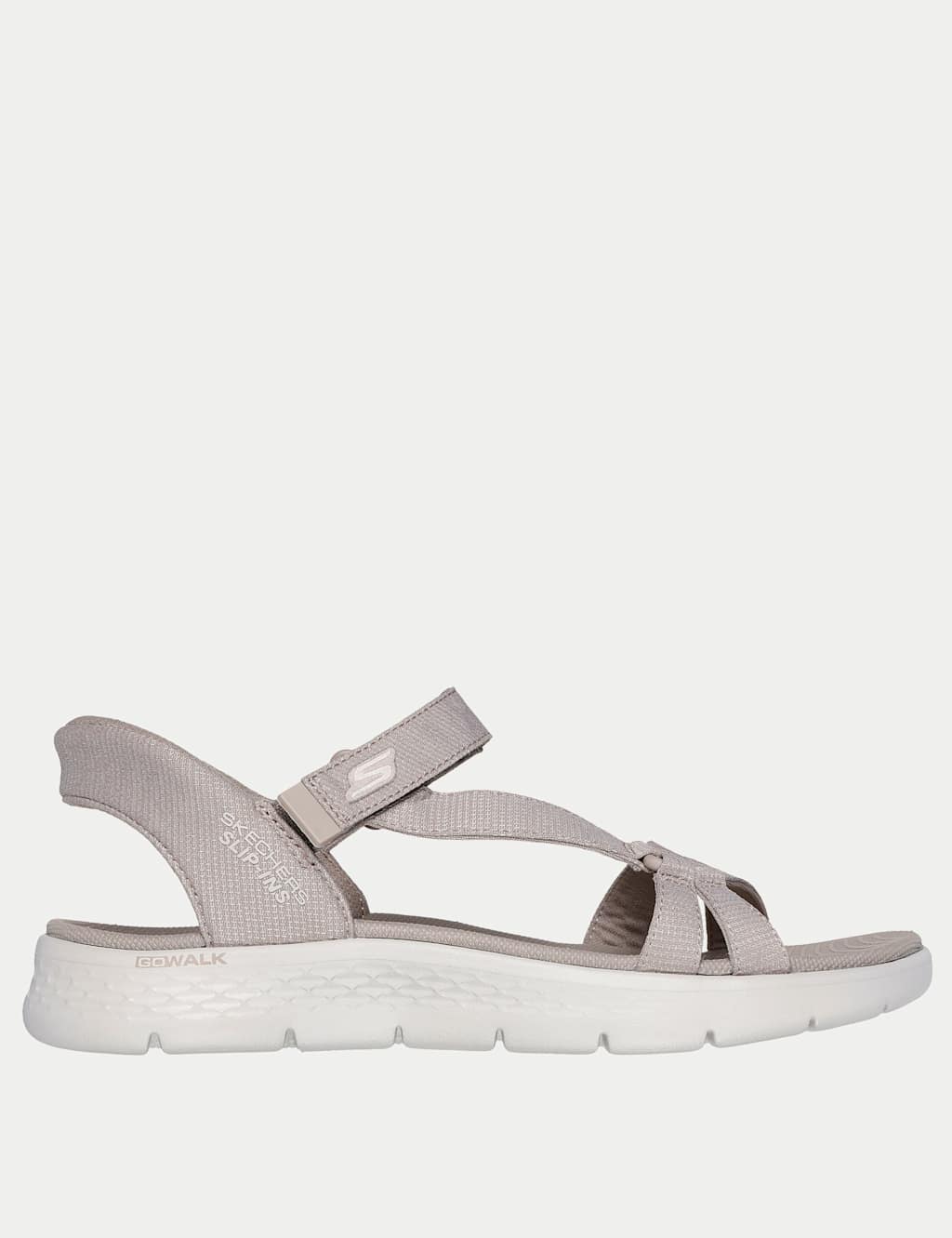 Skechers Women's Go Walk Flex Sandals - 6 - Taupe - Available at M&S