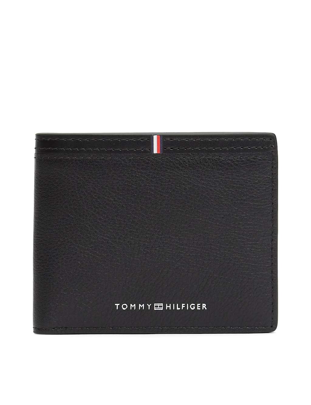 Tommy Hilfiger Leather Bifold Wallet Black