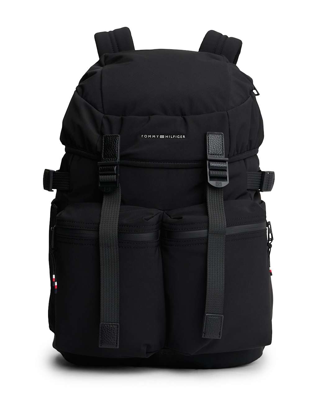 Tommy Hilfiger Flap Backpack Black