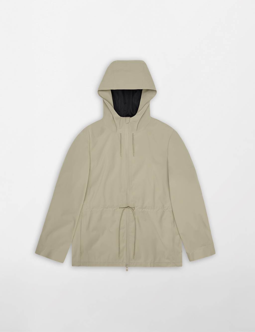 Rains Women's Suva Waterproof Hooded Rain Jacket - Large - Beige - Available at M&S