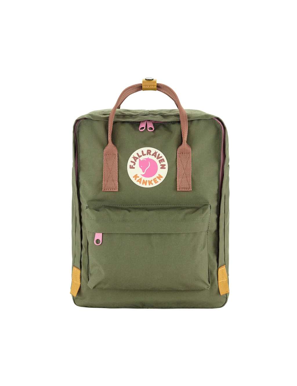 Fjallraven Top Handle Zip Around Backpack Khaki Mix
