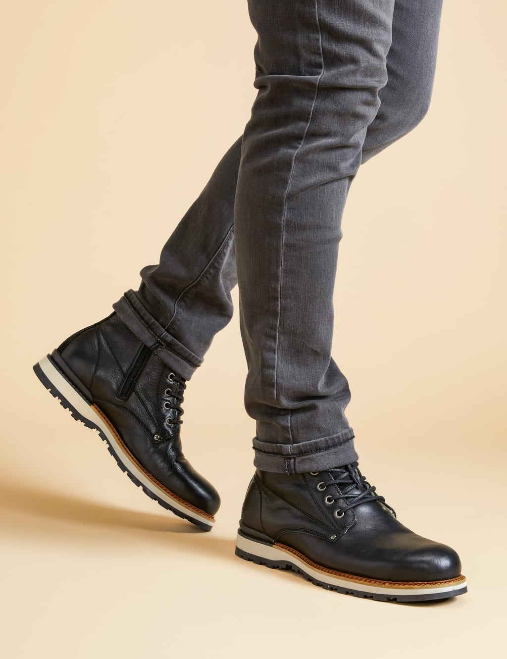 Leather Casual Boots