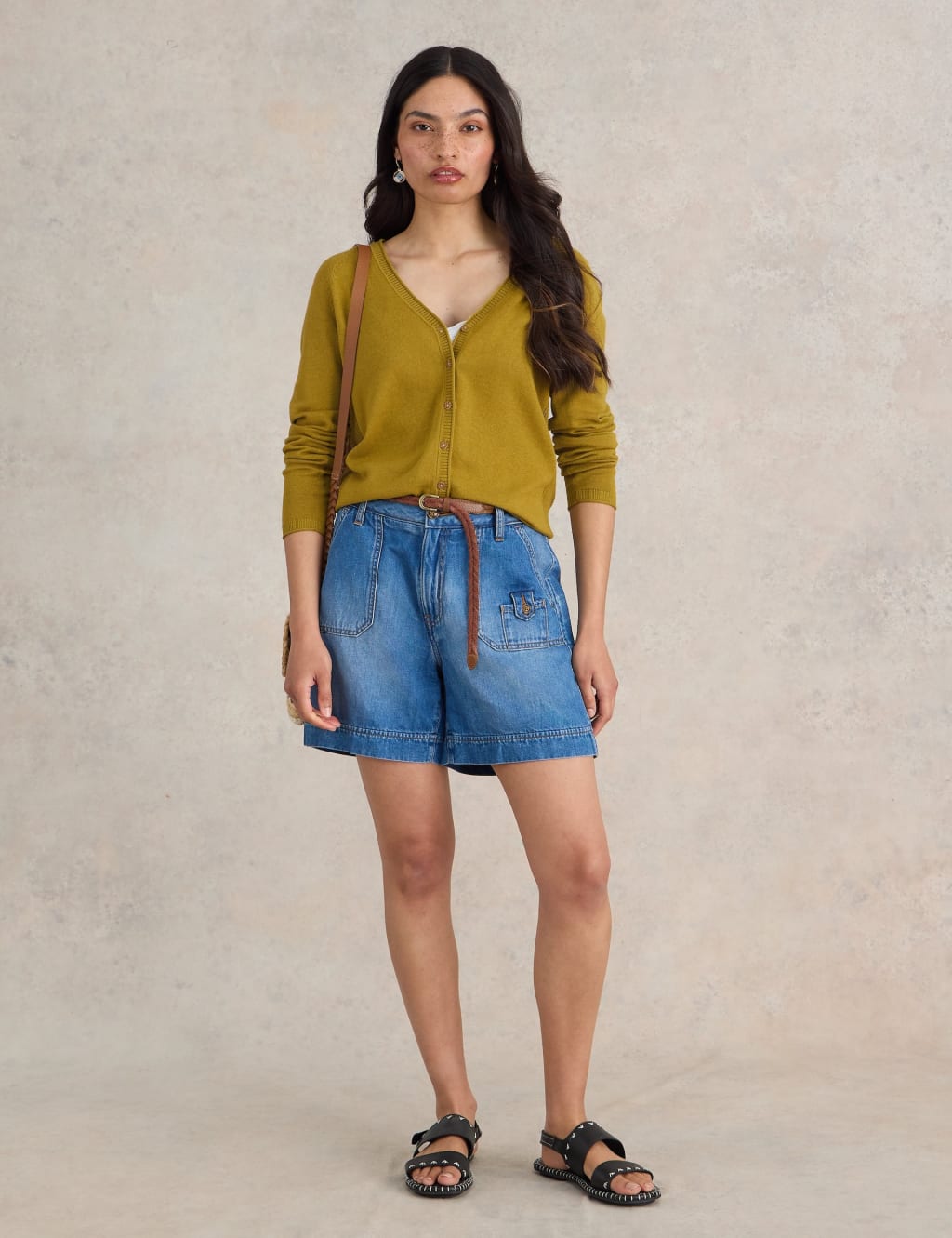 M&s yellow cardigan best sale