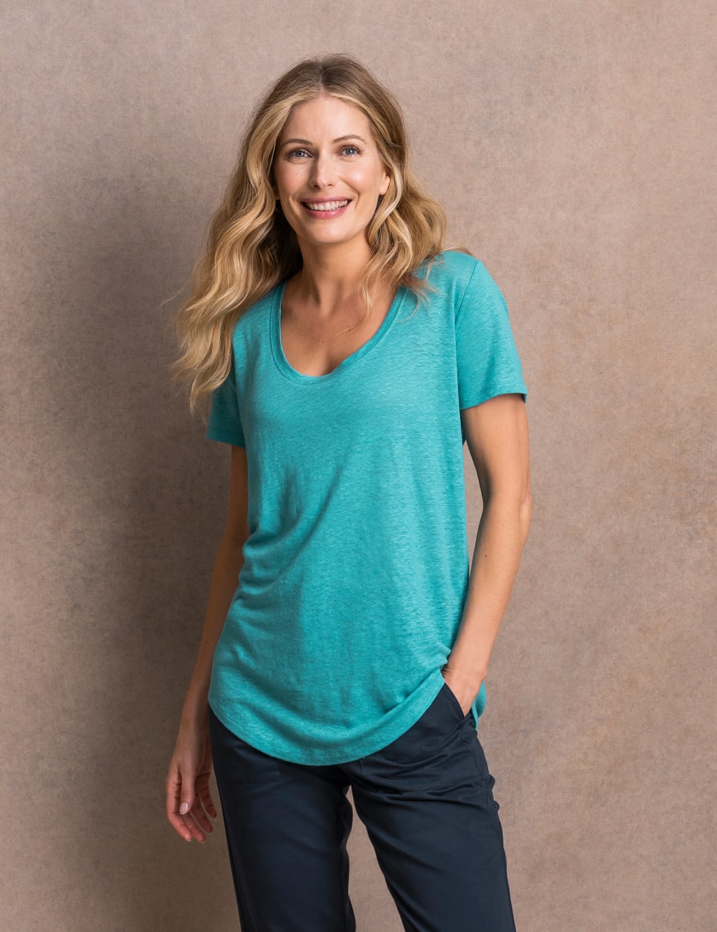 Linen Blend T-Shirt