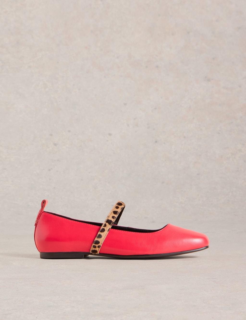 Leather Flat Ballet Pumps