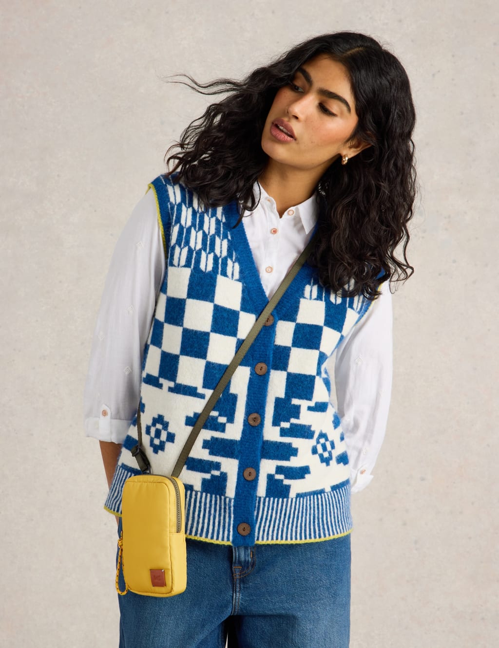 Zip Detail Phone Bag