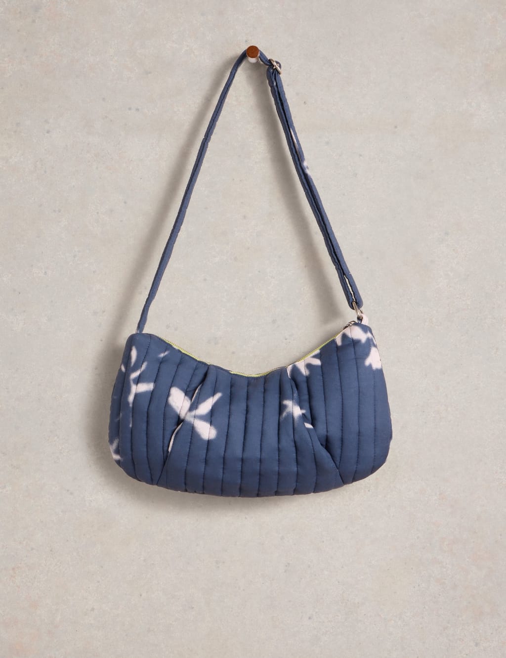 Pure Cotton Floral Sling Cross Body Bag