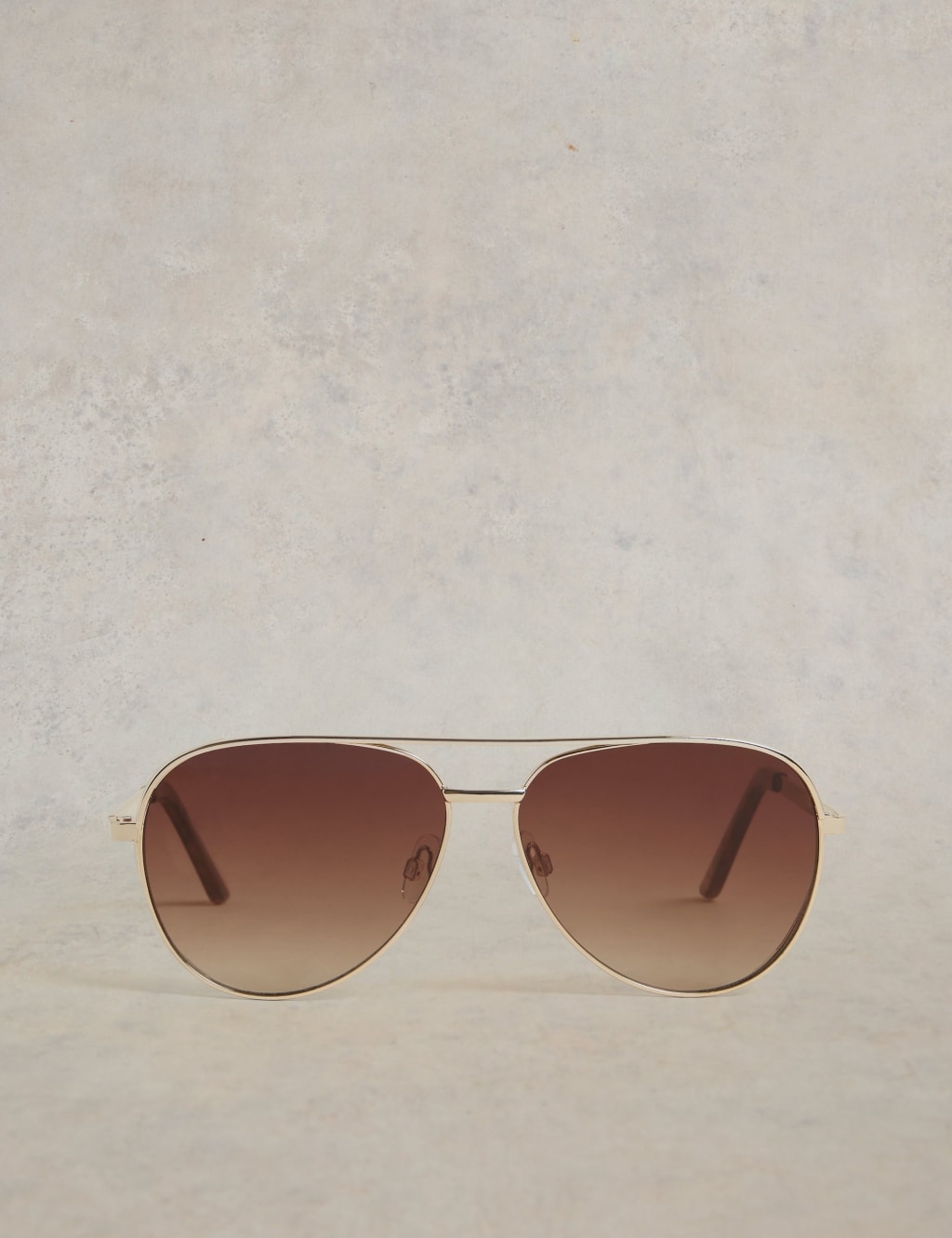 White Stuff Women's Metal Aviator Sunglasses - Gold, Gold