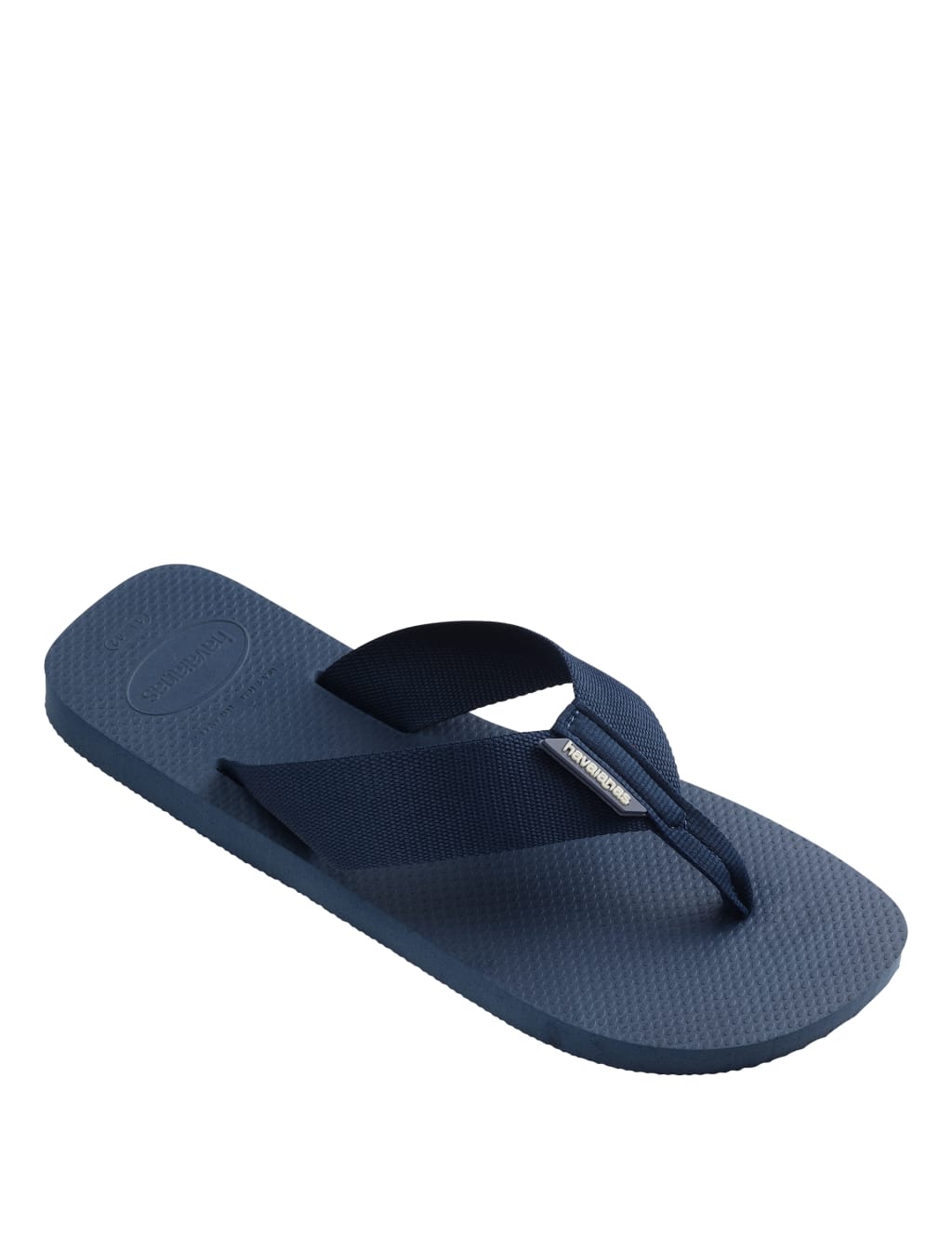 Navy blue havaianas flip flops discount