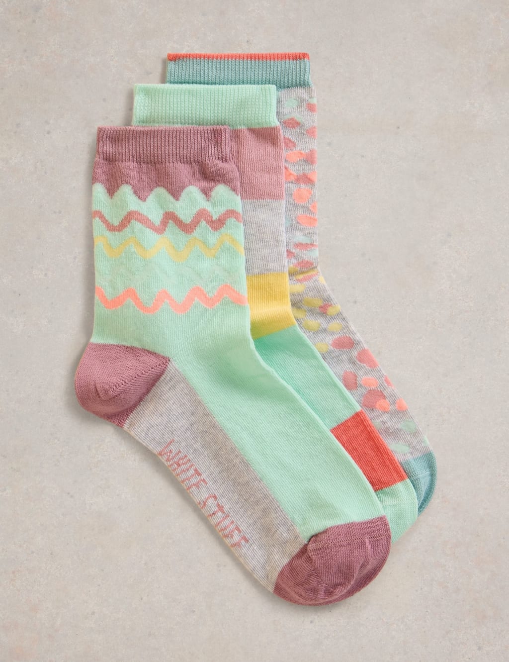 3pk Assorted Cotton RichSocks