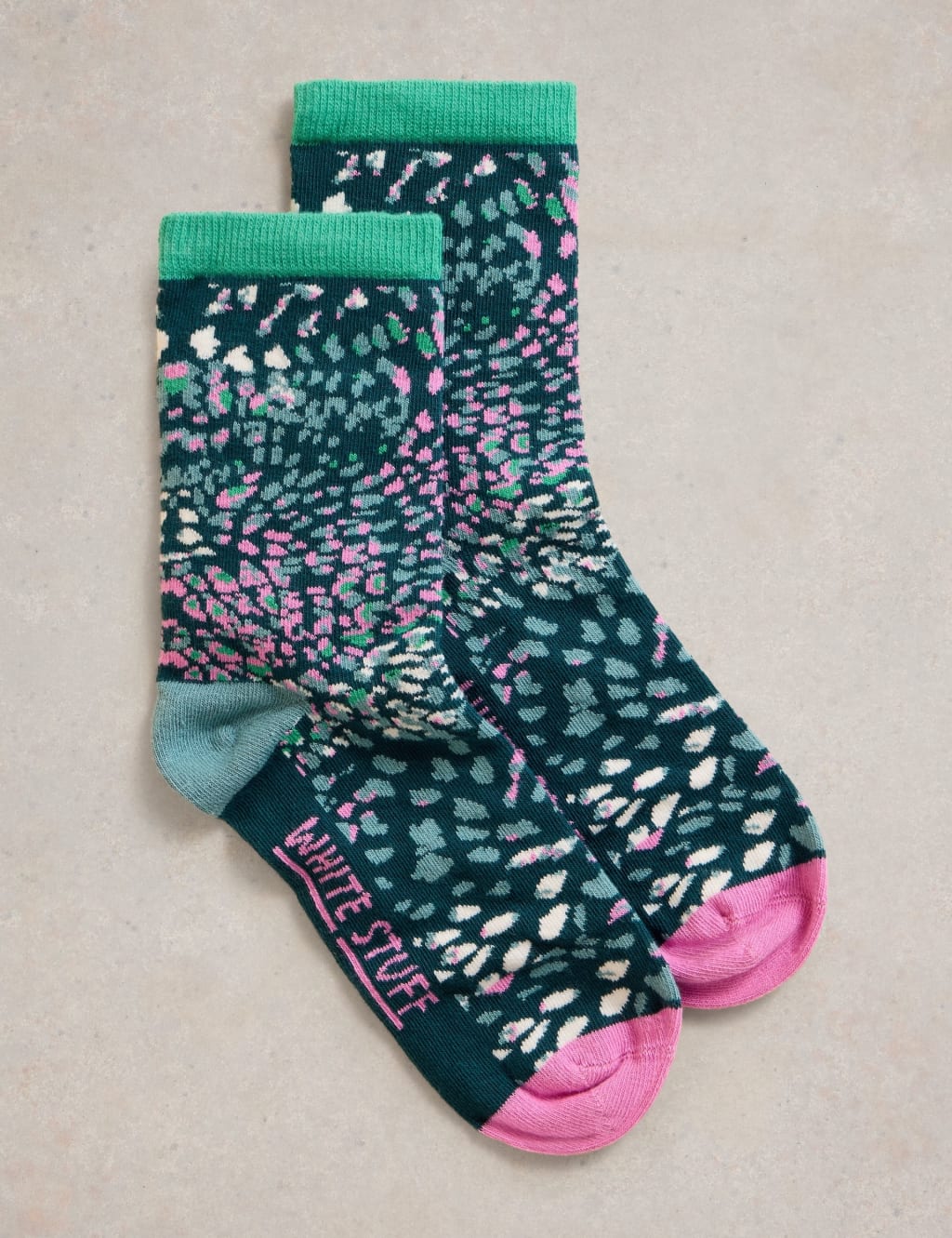 Cotton Rich Firework Ankle High Socks