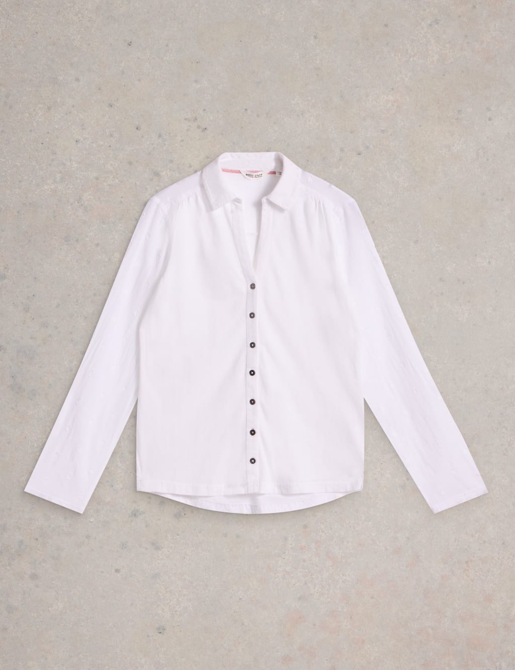 Pure Cotton Jersey Collared Shirt
