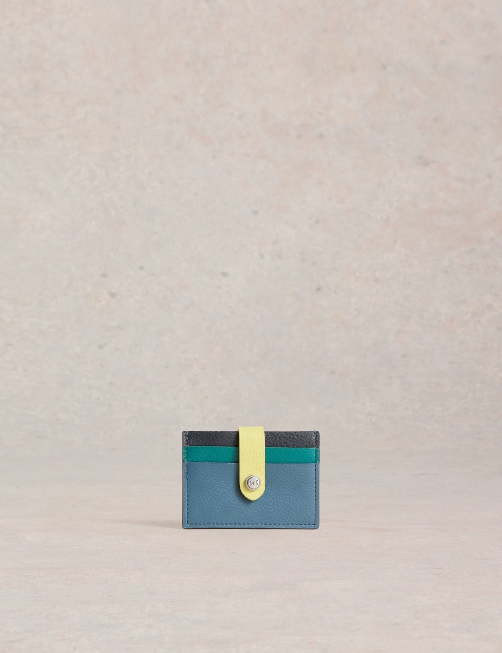 Leather Colour Block Cardholder