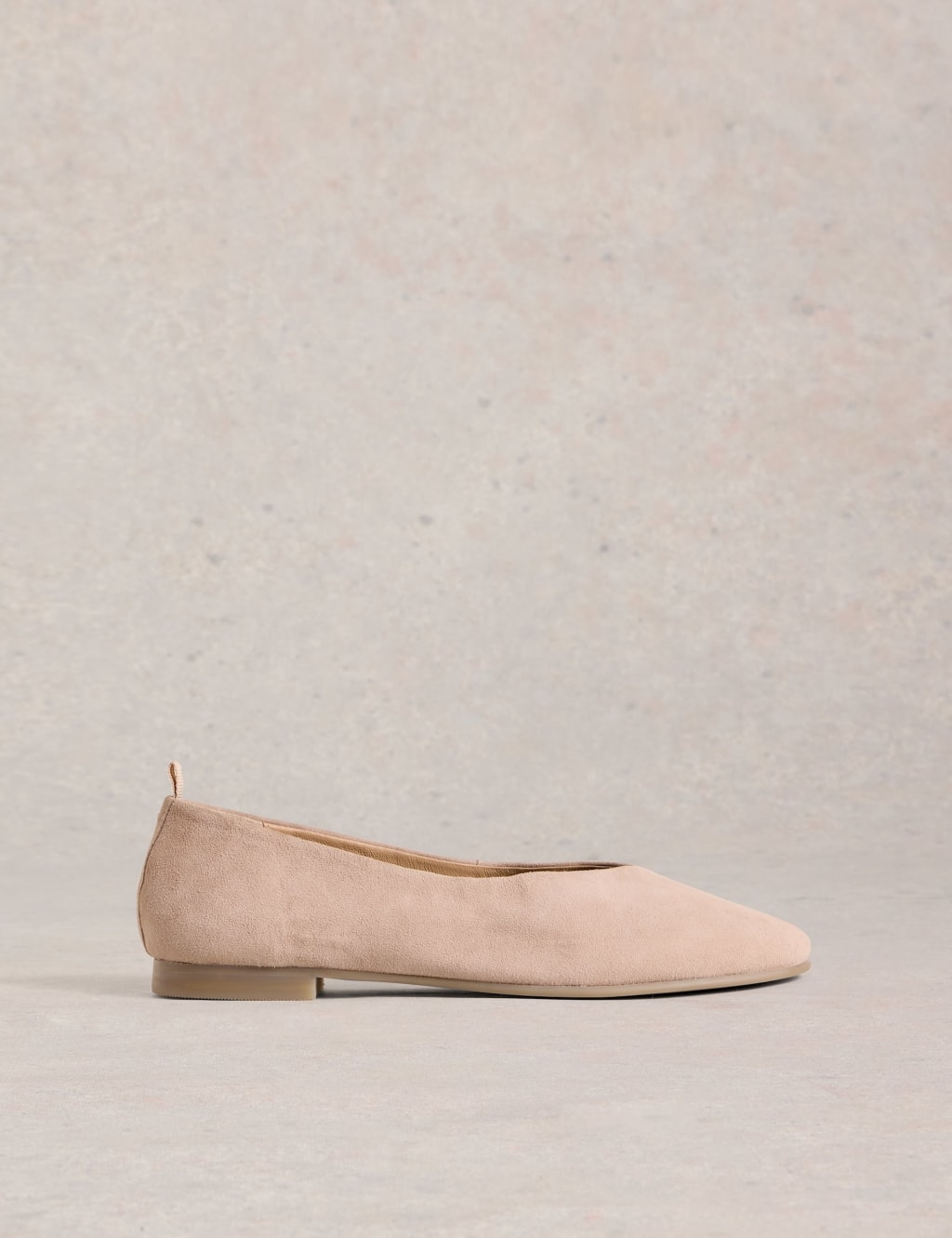 Suede Flat Ballet Pumps