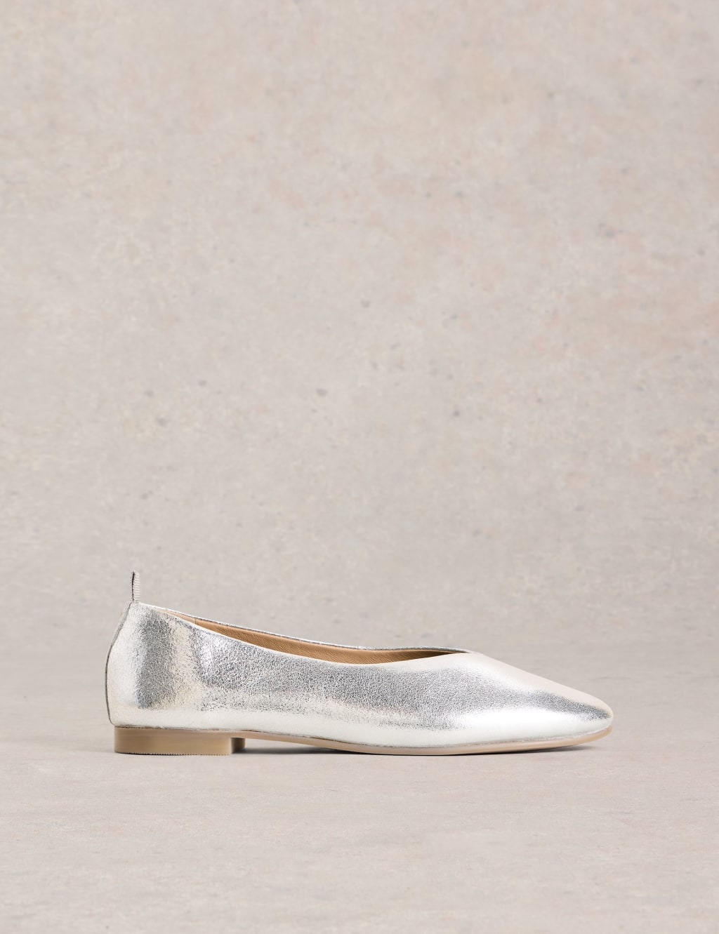 Suede Flat Ballet Pumps