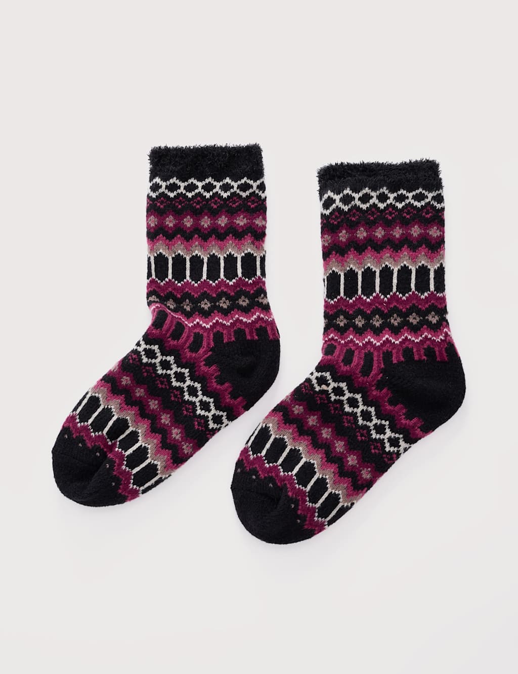 Seasalt Cornwall Patterned Ankle High Socks Pink Mix