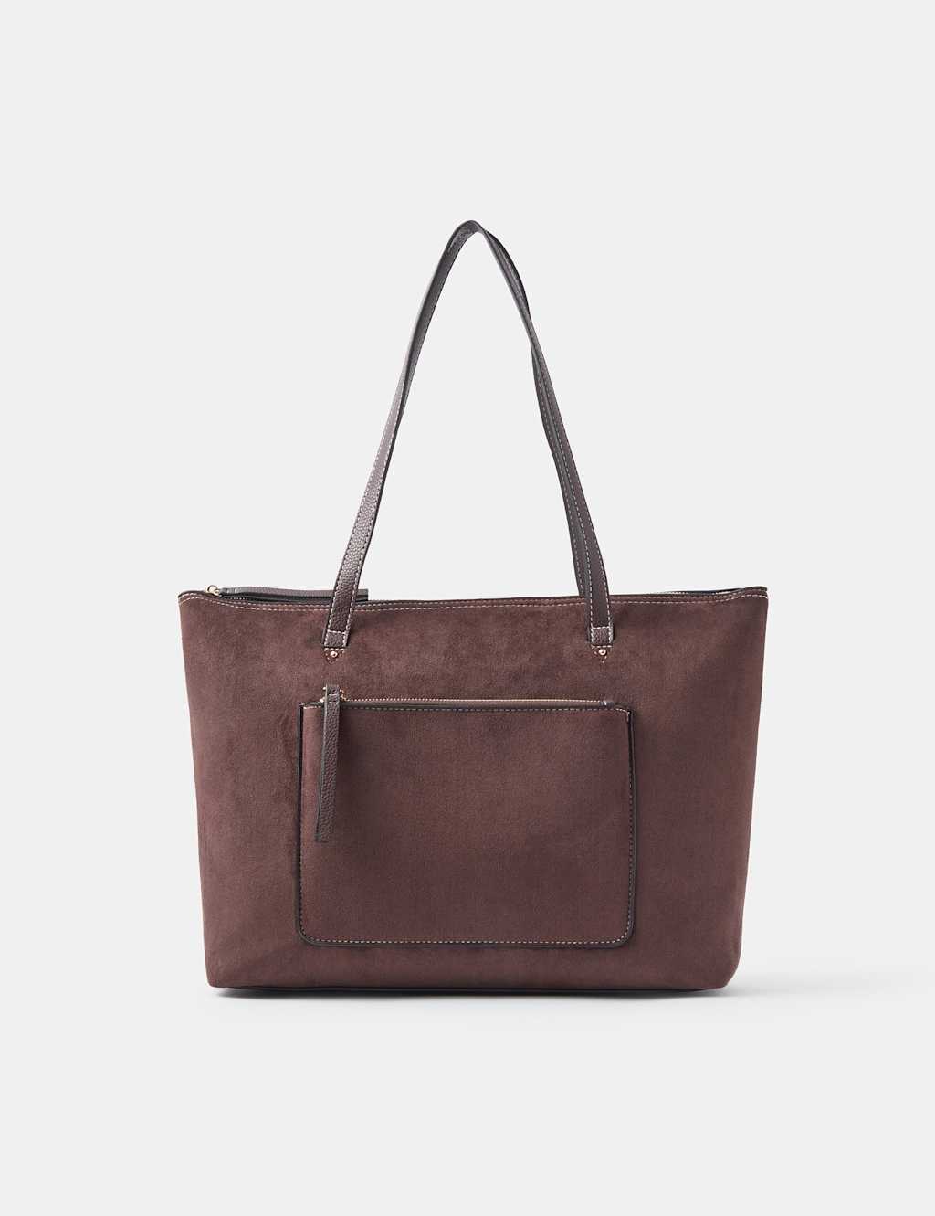 Accessorize Women's Rachel Tote Bag - Chocolate - Available at M&S