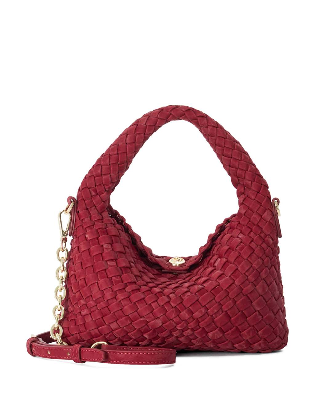 Dune London Women's Mini Woven Grab Bag - Berry - Available at M&S