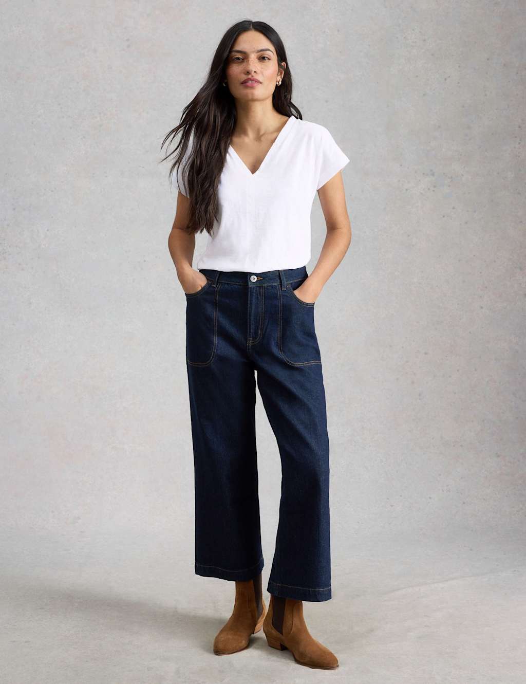 White Stuff Women's Pure Cotton T-Shirt - 18 - Available at M&S