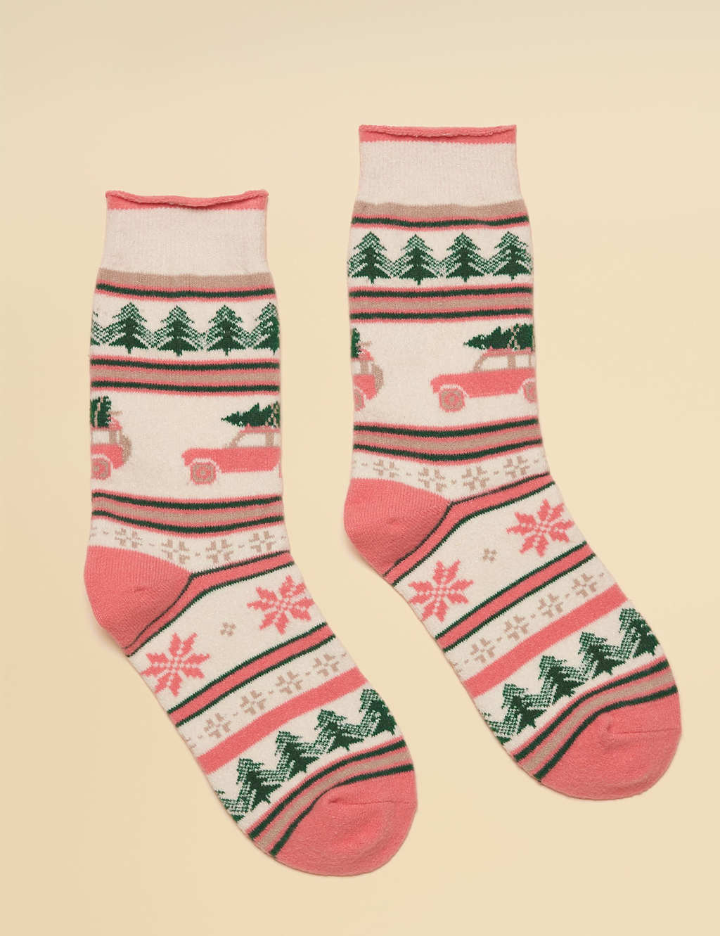 Joules Fair Isle Ankle Socks QT Multi