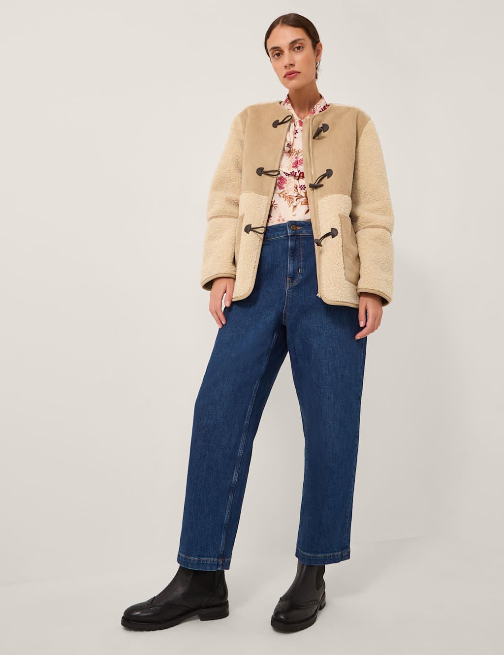 Monsoon Borg Duffle Jacket Stone