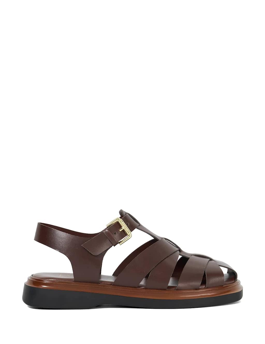 Leather Ankle Strap Fisherman Sandlas