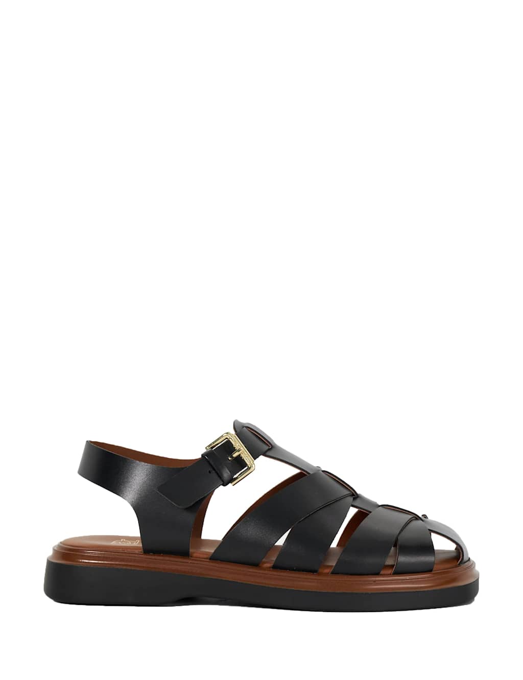 Leather Ankle Strap Fisherman Sandlas