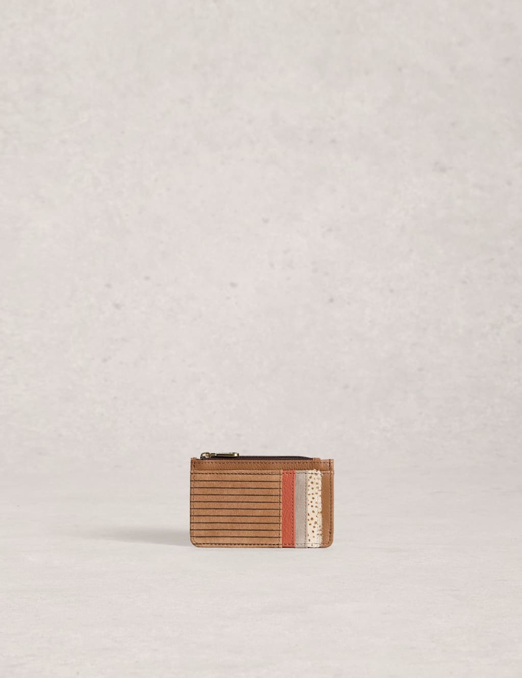 White Stuff Women's Leather Cardholder - Tan - Available at M&S