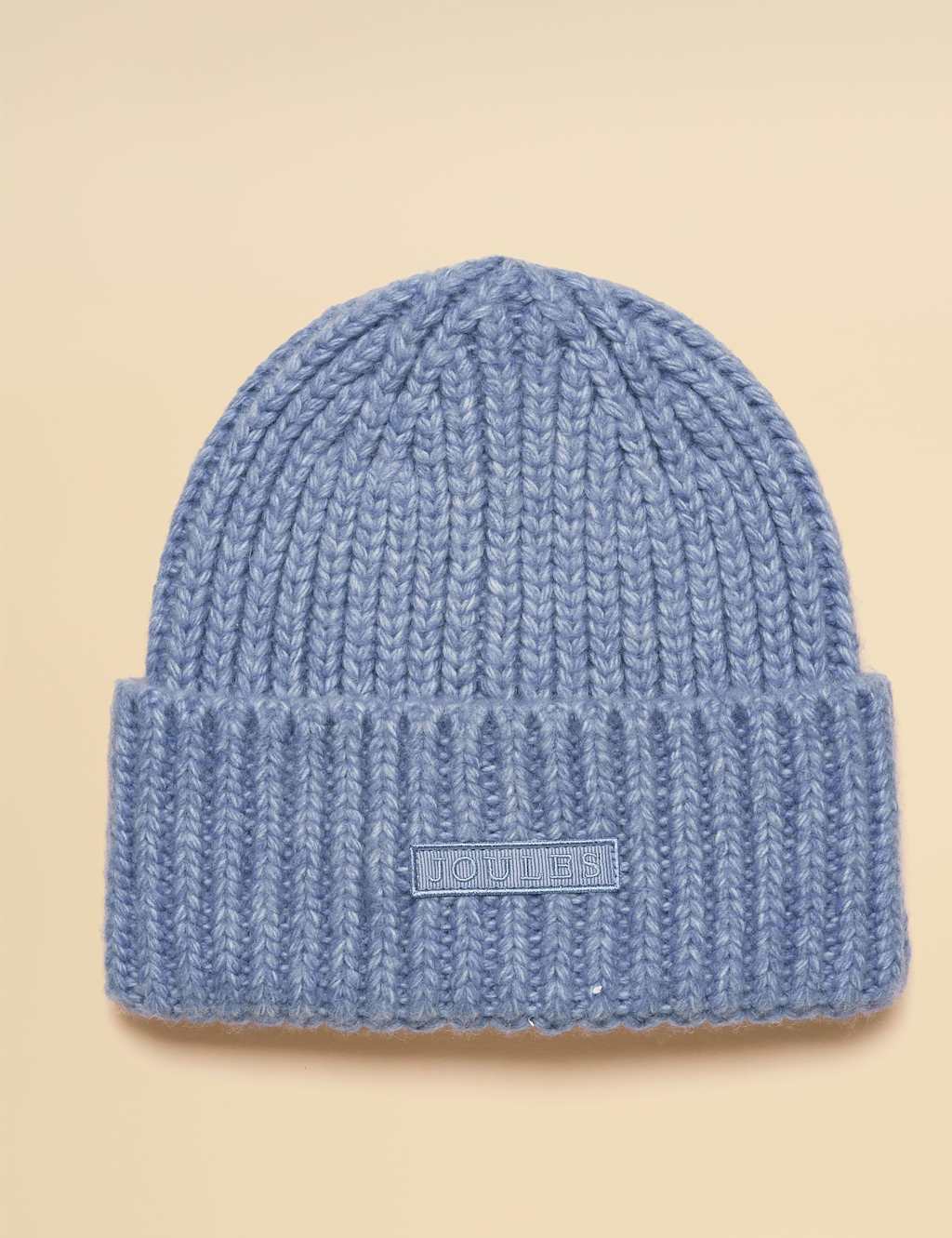 Joules Knitted Beanie Light Blue