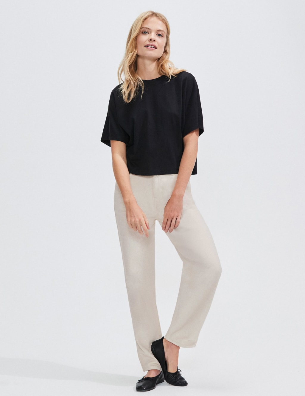 High Waisted Straight Leg Jeans