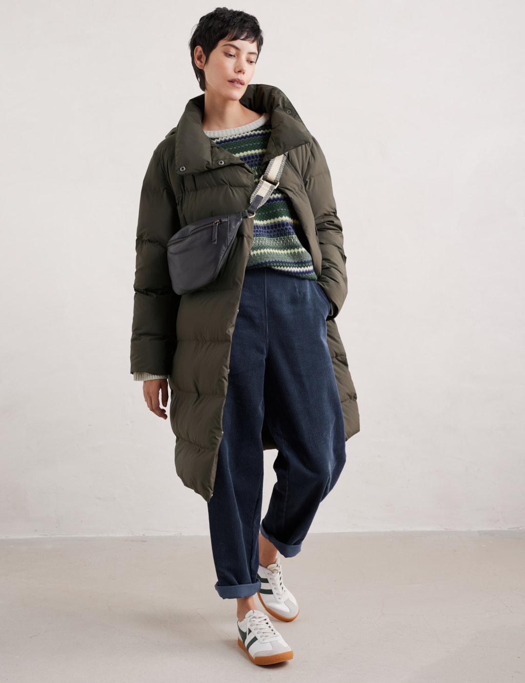 Hooded Longline Puffer Coat