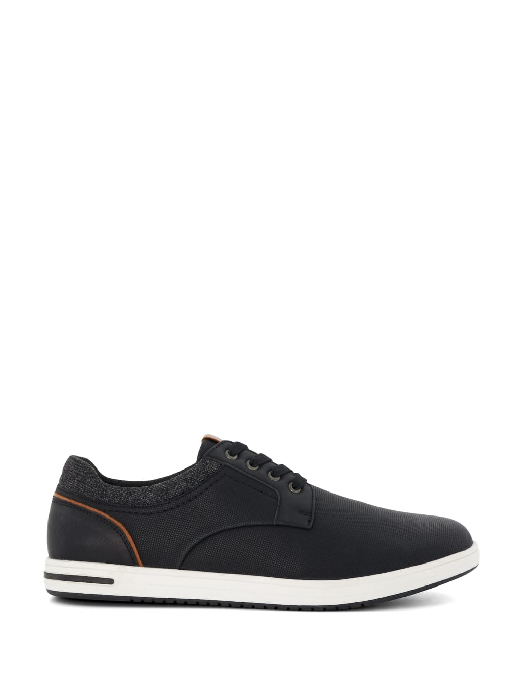 Dune London Wide Fit Lace Up Trainers Black