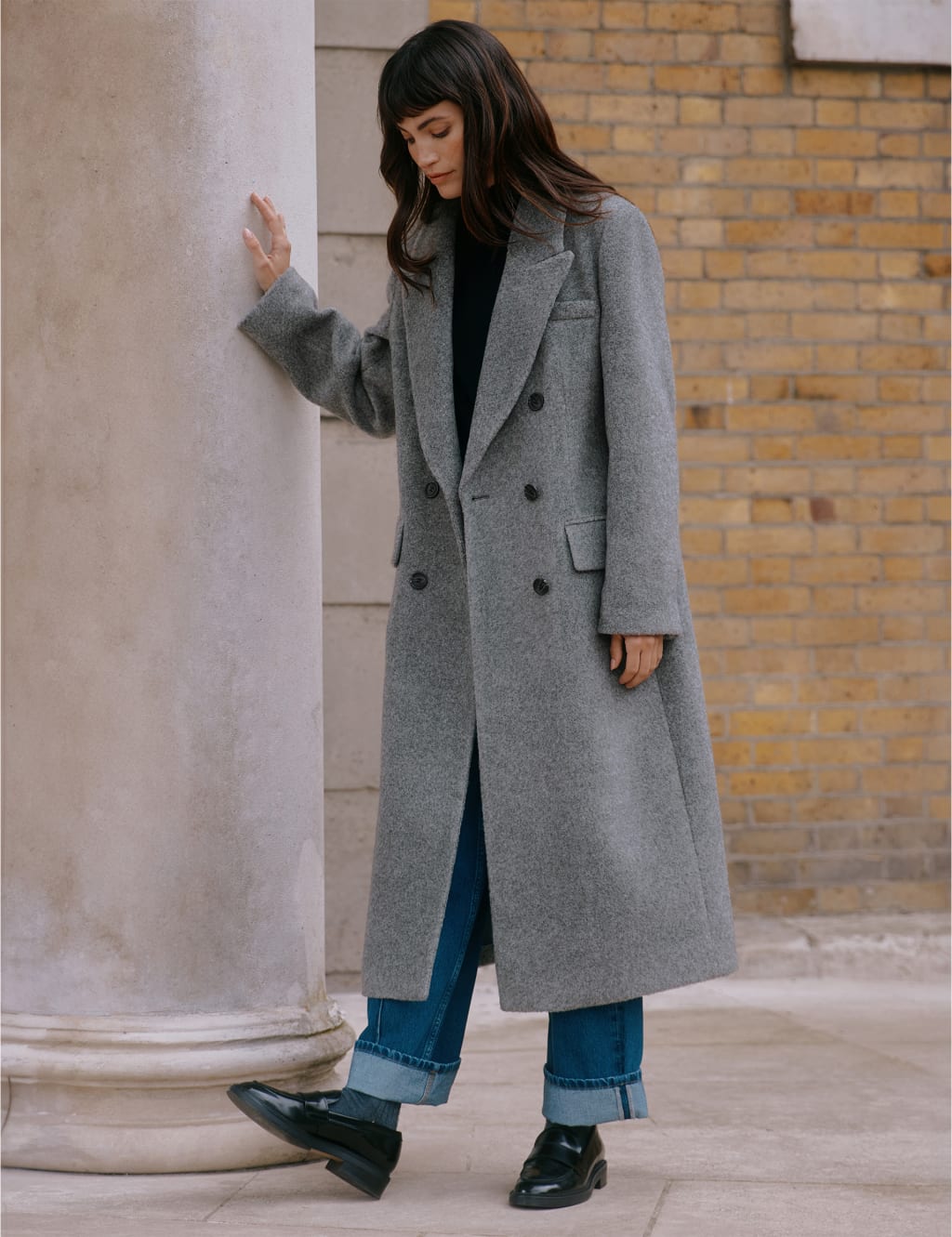 Women s Grey Coats Jackets at M S