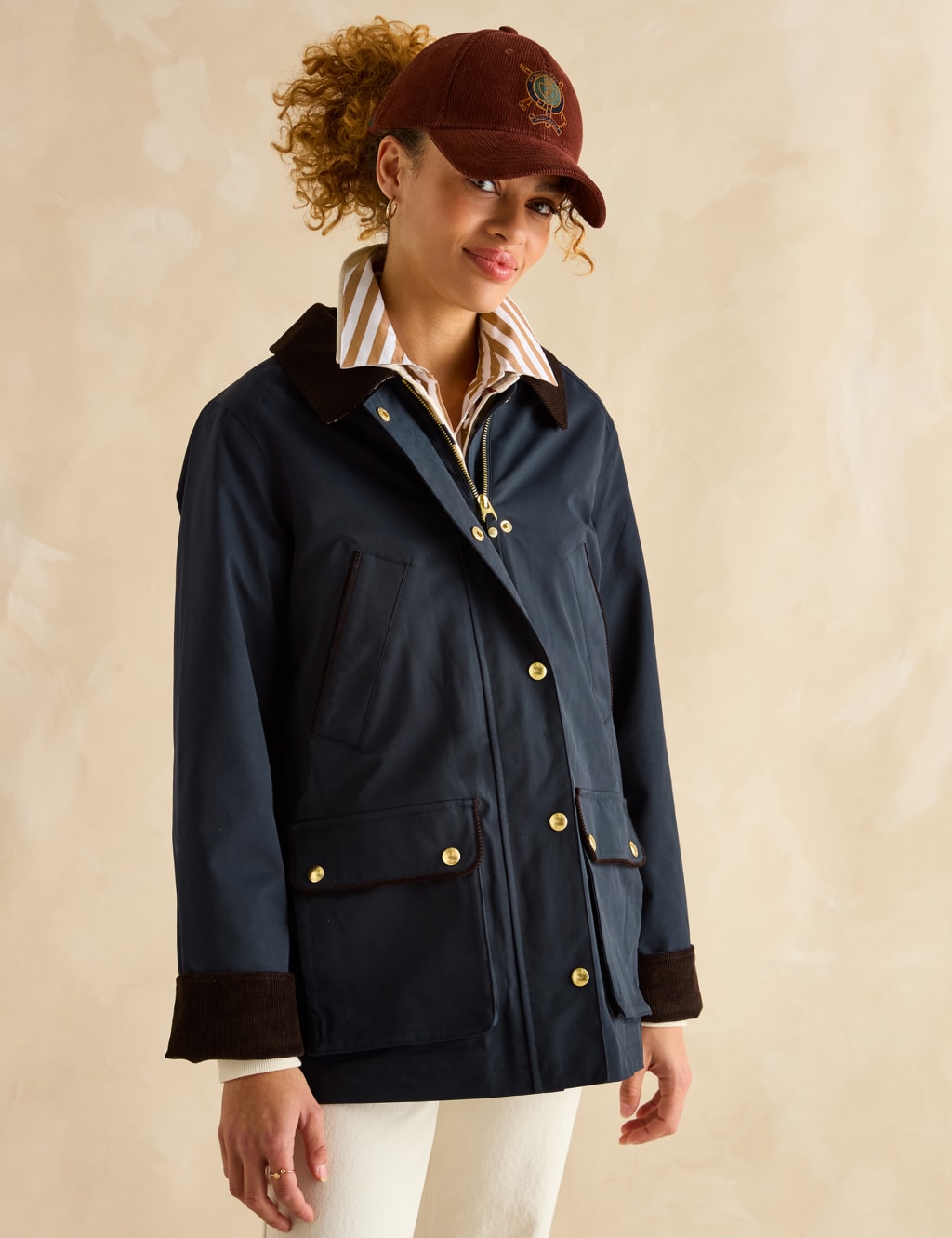 Waterproof Collared Coat