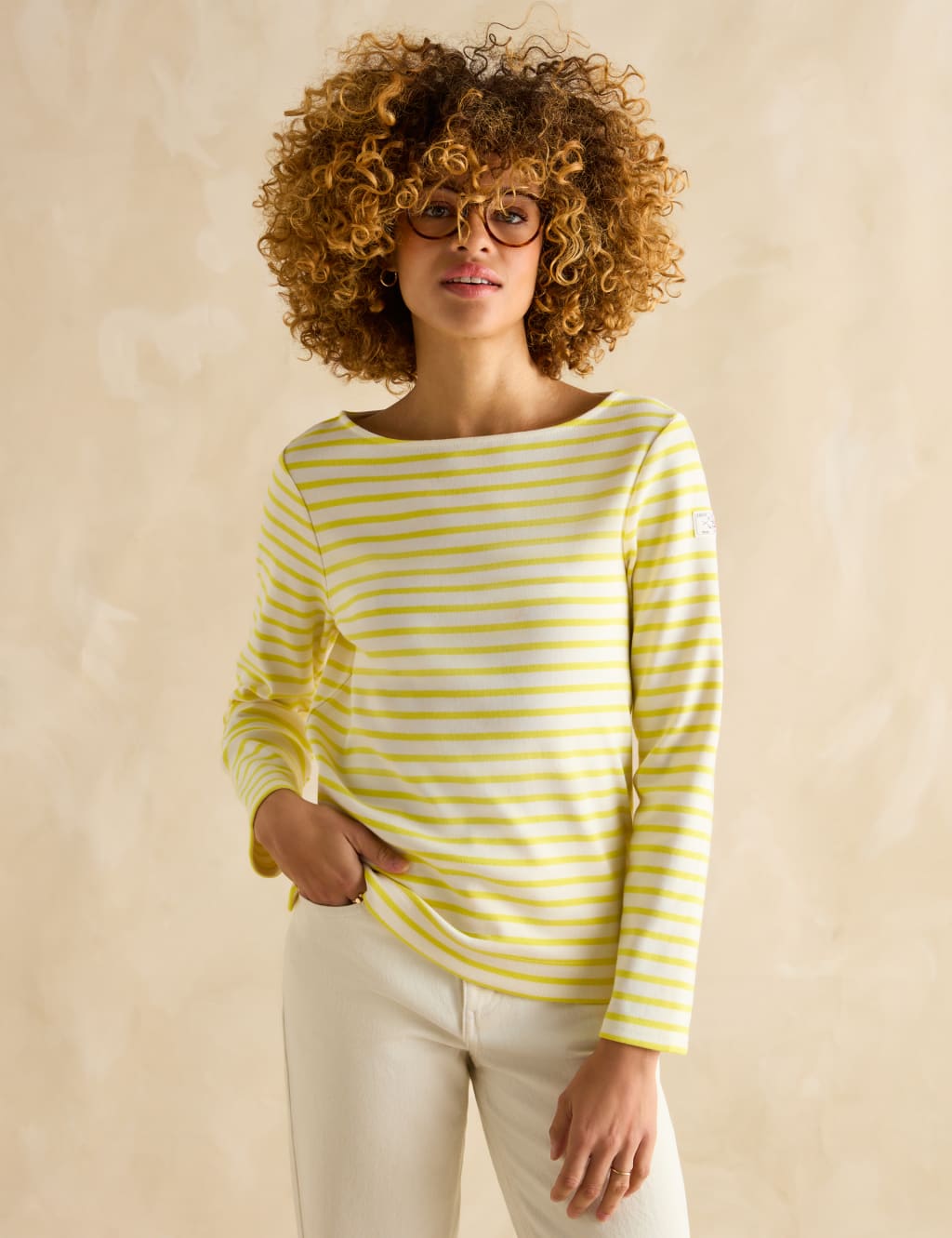 Pure Cotton Striped Top