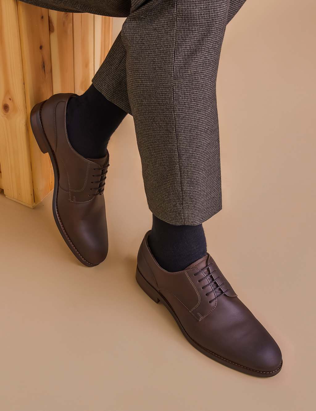Nubuck Derby Shoes