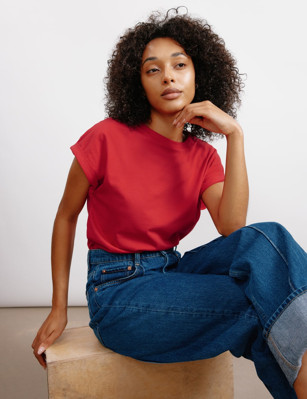 Albaray Pure Cotton T-Shirt Red