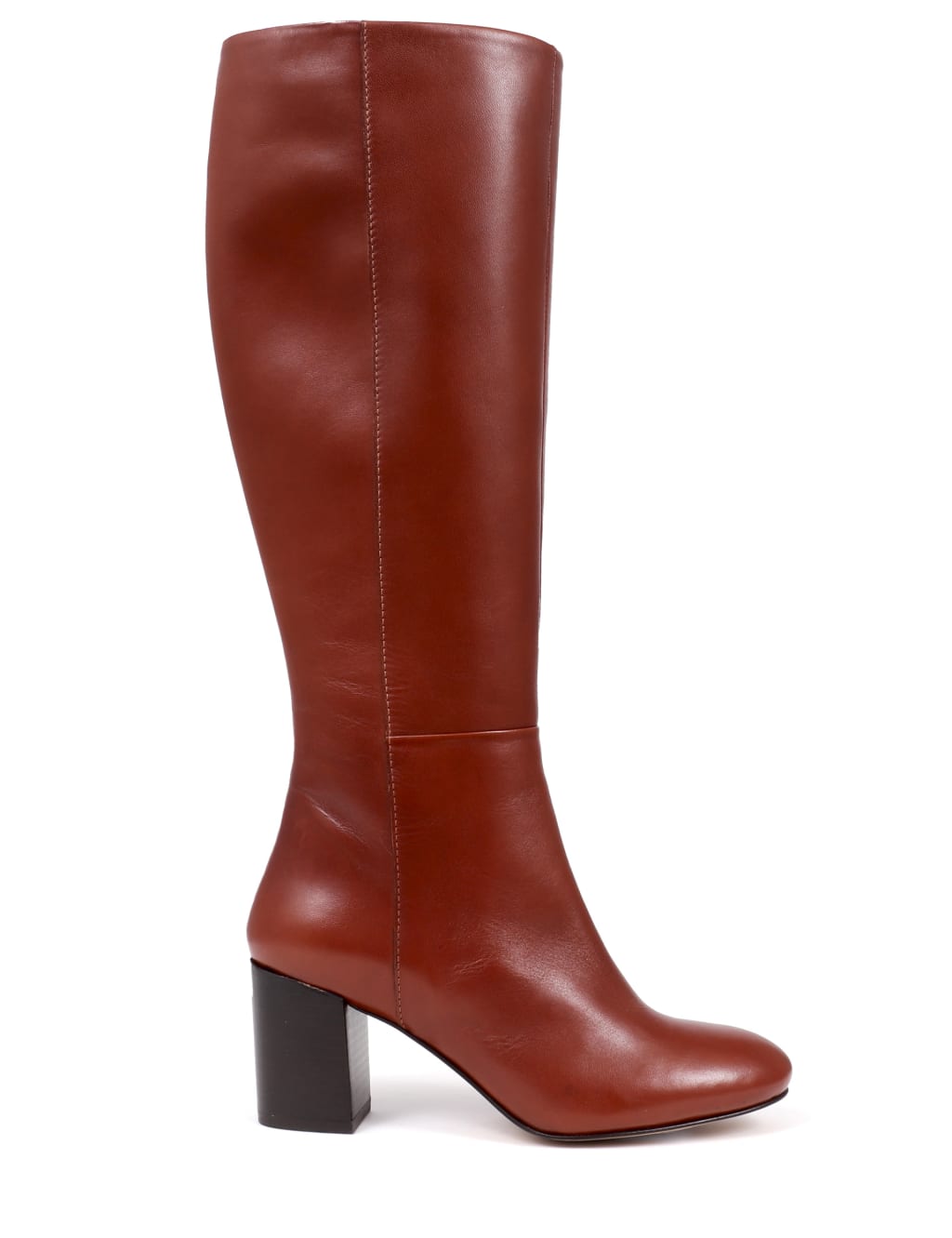 Leather Narrow Fit Knee High Boots